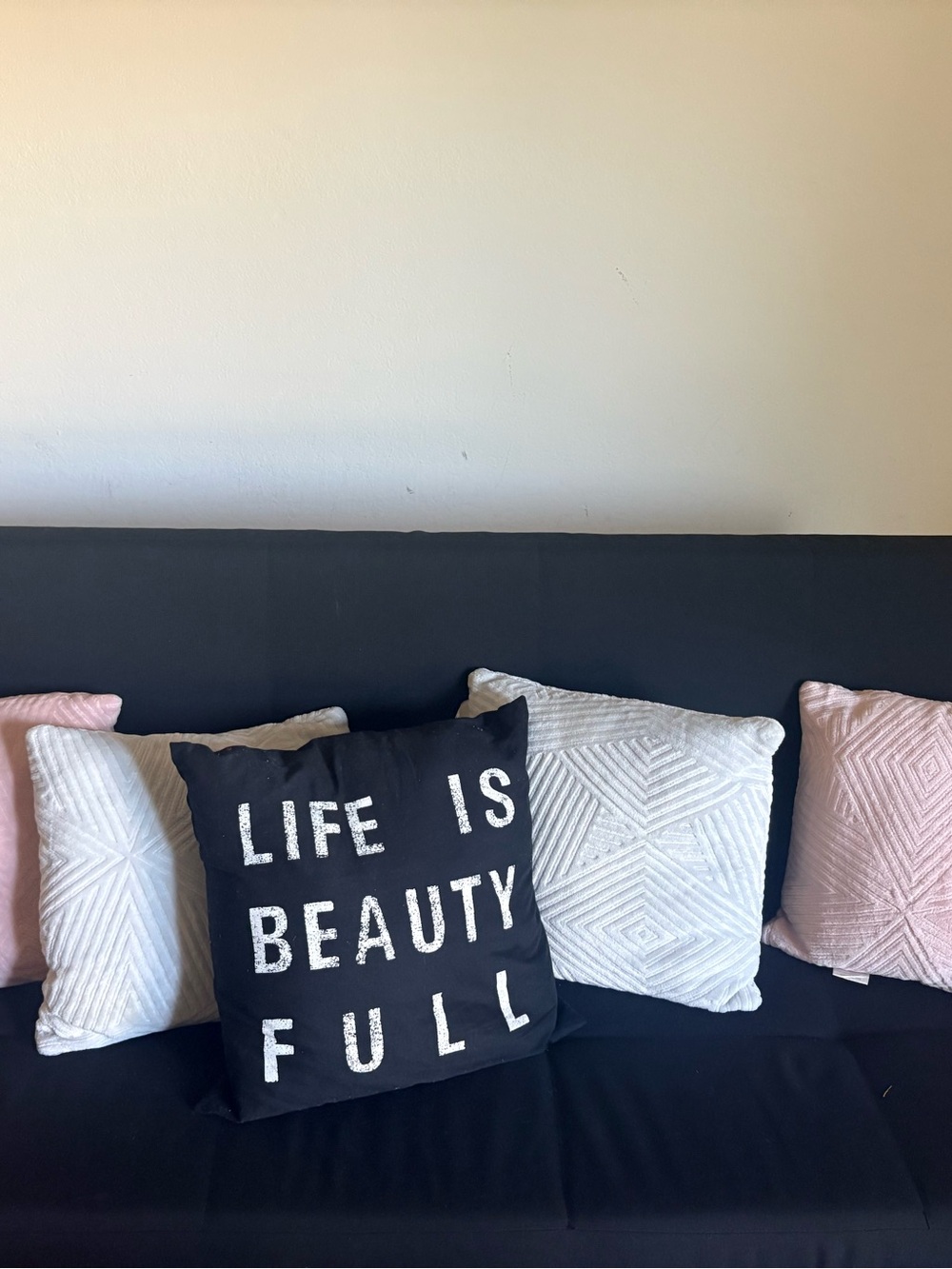 Couch or bed throw pillows